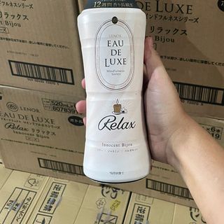 Viên xả khô quần áo P&G Lenor Eau De Luxe Relax Nhật Bản 520ml hương nước hoa lưu hương lâu