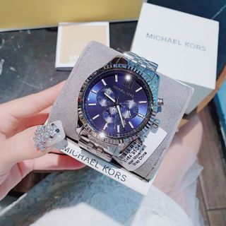 ĐỒNG HỒ NAM CAO CẤP M KORS MẶT CHONOGRAP DÂY THÉP 4