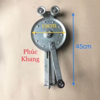 Tay quay mái bạt xếp có tăng cáp