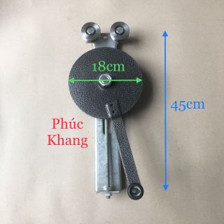 Tay quay mái bạt xếp có tăng cáp
