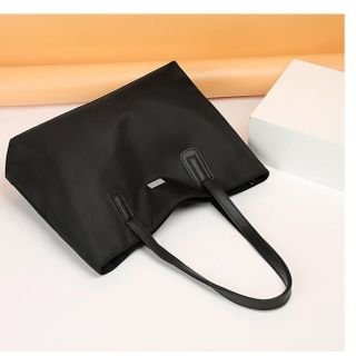 Túi xách nữ kẹp vai, đẹp du lịch công sở cho phụ nữ vải dù cao cấp màu đen sang trọng,khóa kéo nhiều ngăn TX13
