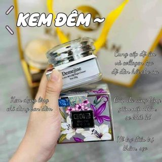 Bộ Kem Face Demejine Hàn Quốc - Ngày và Đêm - dưỡng trắng da,hết mụn nám tàn nhang