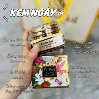 Bộ Kem Face Demejine Hàn Quốc - Ngày và Đêm - dưỡng trắng da,hết mụn nám tàn nhang