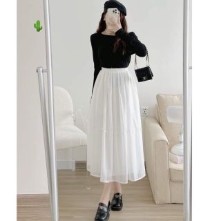 CHÂN VÁY VOAN TƠ 2 LỚP - LÊ PHƯƠNG BOUTIQUE