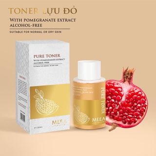 Chính hãng _Toner Lựu Đỏ Meea Organic 120ml (Pure Toner)