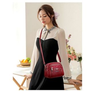 Túi xách nữ đeo chéo mini đẹp du lịch công sở cho phụ nữ da mềm cao cấp nhiều màu sắc khóa kéo nhiều ngăn TX27