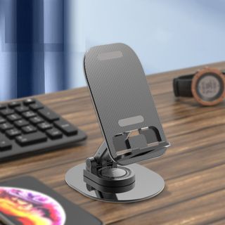 Giá đỡ điện thoại để bàn đế kim loại xoay X5