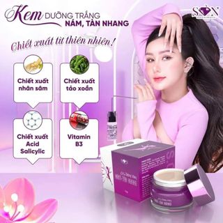 Combo Kem Face Tím Nám Tàn Nhang + Kem Face Dưỡng Trắng SON Cosmetic Nguyễn Tiên