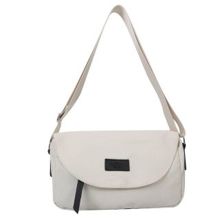 UUMIR Túi đeo vai đơn, Túi đeo chéo màu trơn Nylon, Túi xách Hobo đơn giản thời trang Y2k dành cho nữ(01)
