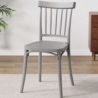 Ghế Nhựa Đúc Nguyên Khối Tựa Lưng Ngồi Quán Cafe Nhà Hàng KC-77