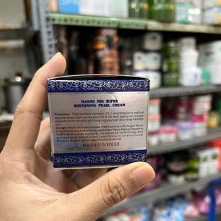 Kem Vitamin E, C Beauty Cream Paris Q.J Manne Mei UV Super Whitening Pearl Cream 15 Gram Đài Loan