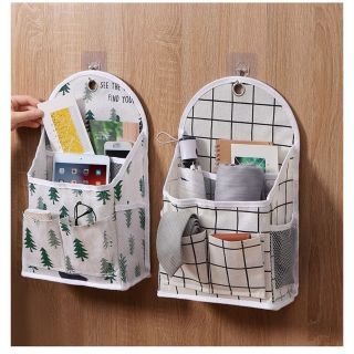 Túi Vải Treo Tường 6 Ngăn Đựng Vật Dụng Tiện Lợi Tiết Kiệm Diện Tích,Chất Liệu Chống Thấm - Giỏ Vải Treo Tường(01)