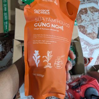 Túi Sữa Tắm Gừng Nghệ Cỏ Cây Hoa Lá Size 1 Kg