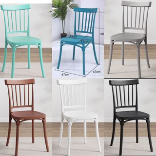 Ghế Nhựa Đúc Nguyên Khối Tựa Lưng Ngồi Quán Cafe Nhà Hàng KC-77
