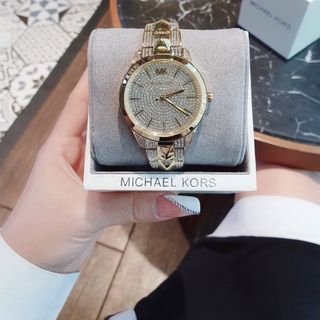 ĐỒNG HỒ NỮ CAO CẤP M KORS RUNWAY MERCER SIZE 38MM ĐÍNH FULL ĐÁ 2