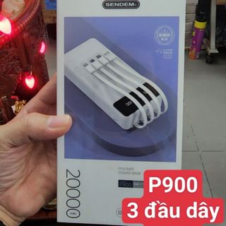 Sạc dự phòng p900 20000mah giá sỉ