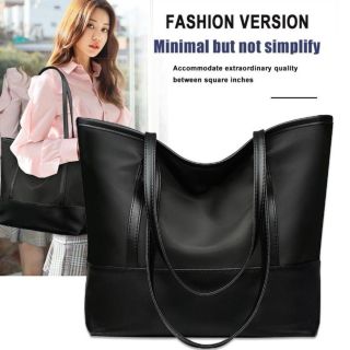 Túi đeo vai nữ tay cầm hàng đầu dung tích lớn, Túi đeo vai nữ bằng vải PU + chống mài mòn hàng ngày, Túi xách PU chống nước bền và lâu trôi không bị biến dạng (01)