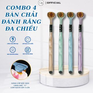 HỘP 4 BÀN CHẢI ĐÁNH RĂNG ĐA CHIỀU giá sỉ