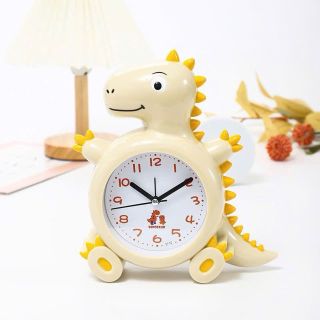 Đồng Hồ Báo Thức Hình Khủng Long Dễ Thương Để Bàn Học, Bàn Làm Việc(01)