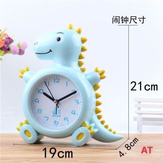 Đồng Hồ Báo Thức Hình Khủng Long Dễ Thương Để Bàn Học, Bàn Làm Việc(01)