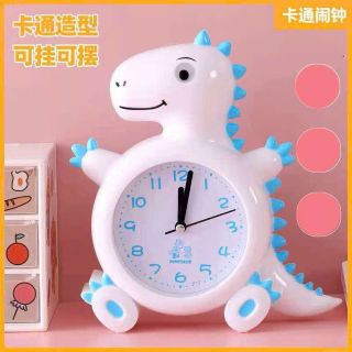 Đồng Hồ Báo Thức Hình Khủng Long Dễ Thương Để Bàn Học, Bàn Làm Việc(01)