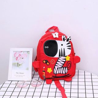 Balo bé đi mẫu giáo có in hình động vật đáng yêu(01)