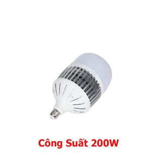 Bóng Đèn LED Bulb Trụ Tròn 200W Có Tản Nhiệt Tiết Kiệm Điện Năng - Bảo Hành 1 Năm giá sỉ