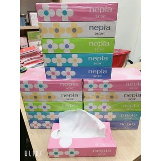 Set 5 hộp khăn giấy cao cấp Nepia 150 tờ đôi/hộp-hàng nội địa nhật giá sỉ