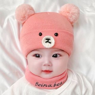 mũ len thu đông mẫu thu đông 6-12 tháng cho bé nam nữ siêu dễ thương(03)