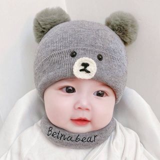 mũ len thu đông mẫu thu đông 6-12 tháng cho bé nam nữ siêu dễ thương(03)