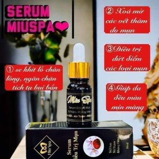 Serum trị mụn Miuspa hết mụn xóa thâm do mụn, không để lại sẹo trên da mặt  Chăm Sóc Da mặt Skincare