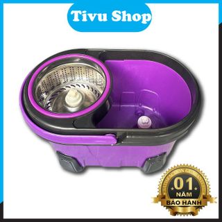 THÙNG LAU NHÀ ROBOT 360 ĐỘ LỒNG INOX CHỐNG RỈ , THÙNG LAU NHÀ THÔNG MINH
