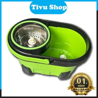 THÙNG LAU NHÀ ROBOT 360 ĐỘ LỒNG INOX CHỐNG RỈ , THÙNG LAU NHÀ THÔNG MINH