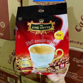 Cà phê hoà tan king coffee 3 in 1 túi 48 gói - 768gr giá sỉ giá bán buôn giá sỉ