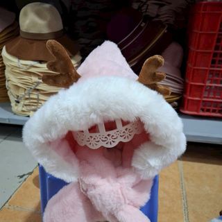 Mũ Len Cho Bé Trai Bé Gái Kèm Khăn Chéo 3-8 Tuổi Mẫu Vịt (03)