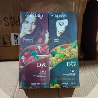 Dầu gội phủ bạc Bibop 500ml ( sẵn màu nâu / đen)