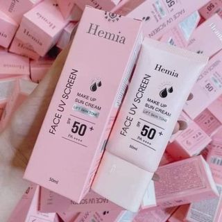 kem chống nắng nâng tone trắng da kiềm dầu Hemia nhập khẩu hàn quốc 50ml giá sỉ