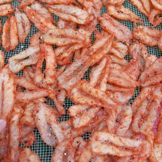 TÔM CHẺ TẨM VỊ THƠM NGON TÚI 500G
