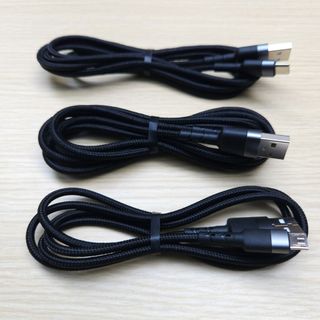 Dây sạc dù hoco SU99 chiều dài 1m 2m hỗ trợ sạc nhanh