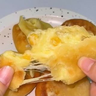BÁNH XẾP HÀN NHÂN PHOMAI NGÔ - BÁNH HOTTEOK PHÔ MAI XÚC XÍCH GÓI 360G, kho chuyên sỉ giá tốt