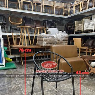Ghế sắt cafe giá rẻ ghế coka phom lớn nặng 5kg50 ghế sắt chất lượng