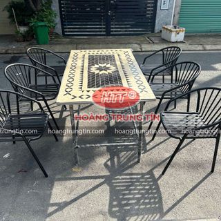 Ghế sắt cafe giá rẻ ghế coka phom lớn nặng 5kg50 ghế sắt chất lượng