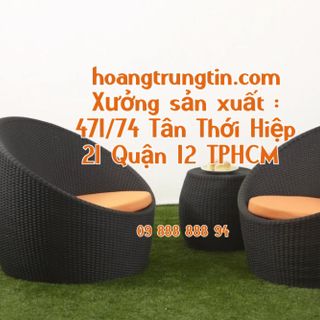 Ghế con sò ghế nhựa giả mây tròn ghế mây tròn giá rẻ tại xưởng sản xuất quận 12