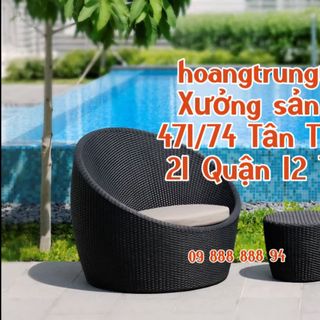 Ghế con sò ghế nhựa giả mây tròn ghế mây tròn giá rẻ tại xưởng sản xuất quận 12 giá sỉ