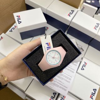 ĐÔNG HỒ NAM NỮ MẶT TRÒN FI DÂY CAO SU (có hộp)