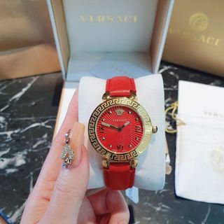 XẢ KHO ĐỒNG HỒ NỮ CAO CẤP VERS DÂY DA MẶT TRÒN HOA VĂN MỚI 2