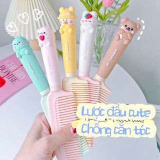Lược Cute Đầu Thú Đáng Yêu Loại Đẹp Chống Cắn Đứt Gãy Tóc