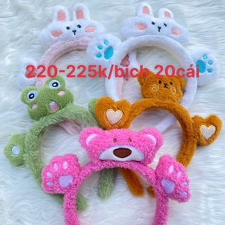 Băng đô gấu 3 kiểu như hình bịch 20cái hot trend
