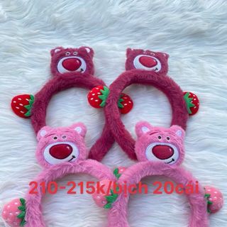 Băng đô gấu 3 kiểu như hình bịch 20cái hot trend