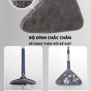 Chổi lau nhà lau kính thông minh tự vắt xoay 360 tại Gia Dụng Hồng Kỳ